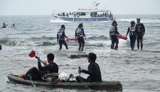 小琉球水域活动发达，人船衝突时有所闻。（资料画面）