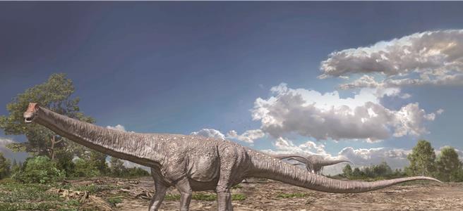 SOGO忠孝館百貨首發－泰坦巨龍現身。（SOGO提供）