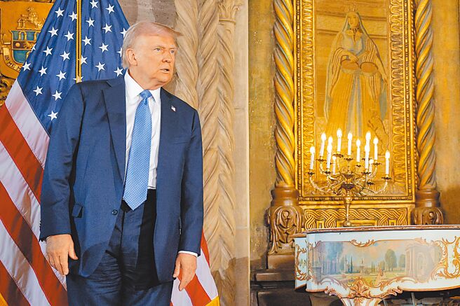 美候任总统川普（见图）密会韩国新世界集团会长郑溶镇。（路透）