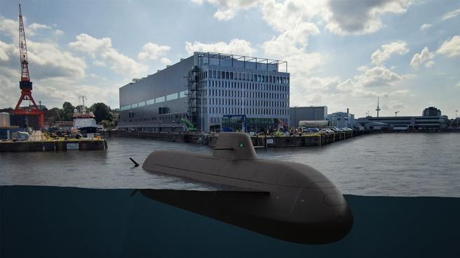 德国联邦议院通过预算，同意为德国海军增购4艘新锐212CD型潜舰。（取自TKMS公司网站）