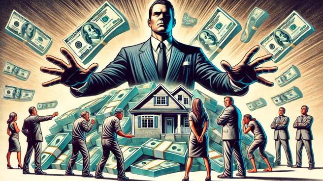 2024年的房市持续处于动盪不安的局面，特别是在连续两波信用管制政策后，市场买气进一步下滑。 示意图／ChatGPT