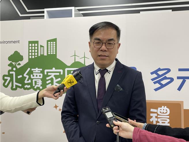 環境部長彭啟明24日出席「113年低碳永續家園村里多元競賽活動頒獎典禮」。（蔡佩珈攝）