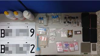 賓士男國道掛假車牌遭盯上    警上門起獲槍毒