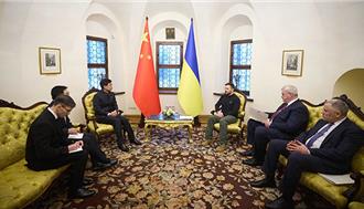 澤倫斯基接見陸大使盼擴大合作：感謝陸尊重烏領土完整 