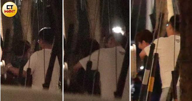 穿着短袖T恤的小徐与Selina两人沿路互动都十分亲密。（图／本刊摄影组）