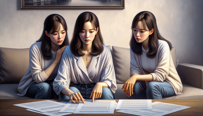 3个女儿都不愿意养64岁父，诉请免除扶养义务，被法官打枪原因曝光。（示意图、与本案无关／AI生成）