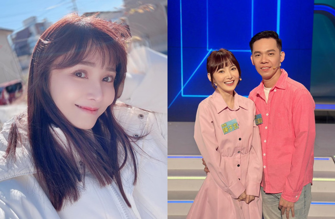 陈子玄和老公在节目上合体。（图／翻摄自陈子玄 脸书）