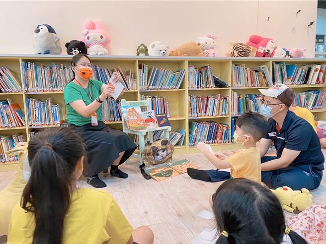 安定图书馆举办亲子活动推广阅读，借书率持续上升。（安定区公所提供／宝智华台南传真）