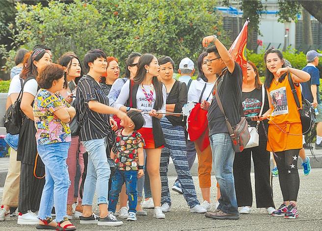 圖為陸客團到國父紀念館參觀。（本報資料照）