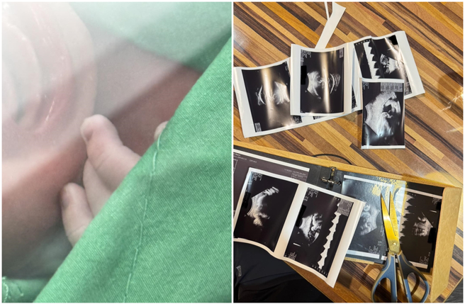 趙正平開心分享兒子誕生的喜訊。（摘自臉書）