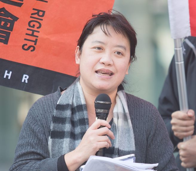 大法官被提名人、台大國發所所長劉靜怡遭綠營封殺，引發外界熱議。圖為時任澄社社長的劉。（中時資料照，杜宜諳攝）