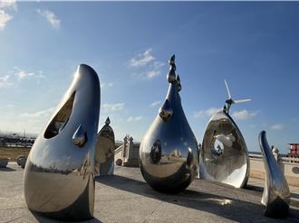 台中亮點新地景！大安港媽祖文化園區鋼雕掀打卡熱潮