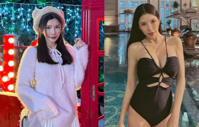 女星Lala（苏心宁）凭藉甜美外型及火辣身材，而被封为「国光女神」。（图／翻摄自Lala IG）