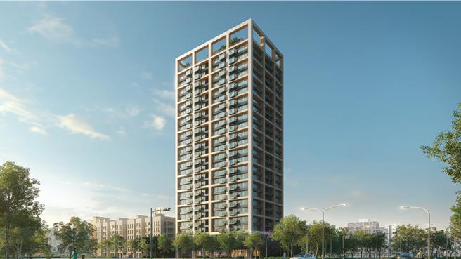 三发地产近期插旗台南市中心重划区「星钻特区」，首度推出住宅建案「三发DIAMOND ONE」。（三发地产提供）