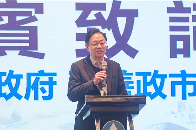 中华水资源管理学会第10届第2次年会、研讨会暨智慧地下水成果发表会，26日上午举行，桃园市长张善政说，桃园石门水库作为台湾第一个重大水利建设，奠定水资源调度基础。（桃园市政府提供／廖姮玥桃园传真）