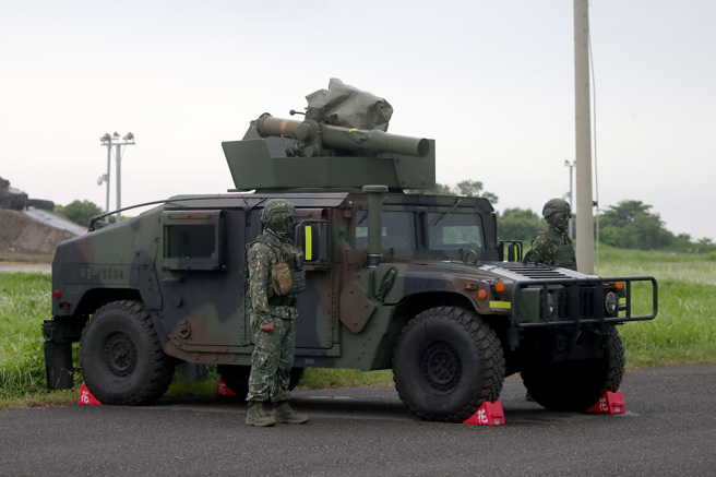 2024年8月26日屏东县／（资料建檔）国军反装甲部队，由M1167悍马车搭载新型的「M41A7 ITAS 拖式飞弹发射系统」。（黄世麒摄）