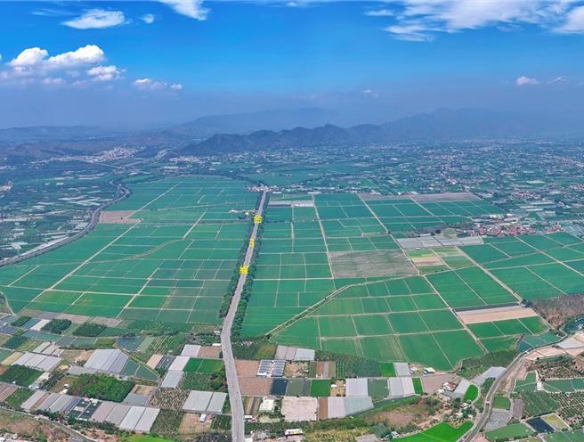 高雄美浓地区多划设为农业发展地区。（都发局提供／纪爰高雄传真）