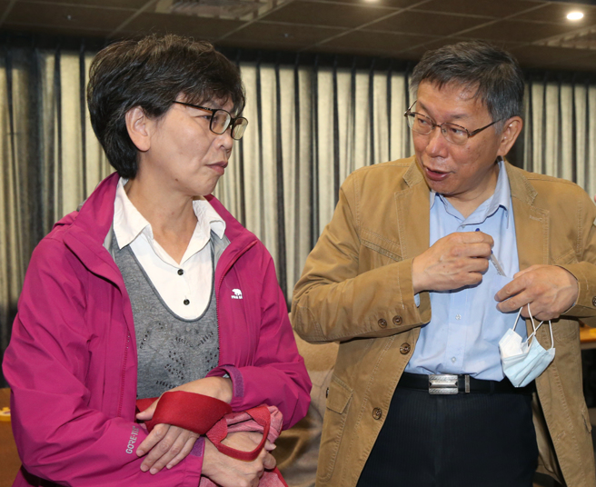 蔡壁如和柯文哲的關係備受外界議論。（中時資料照，陳君瑋攝）