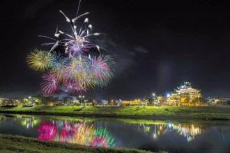  冬山舊河港燈節 綠境光灩 
