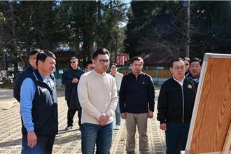 江啟臣視察和平區 促國旅推農場特色