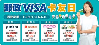 傳承經典 郵政VISA金融卡 支付工具首選