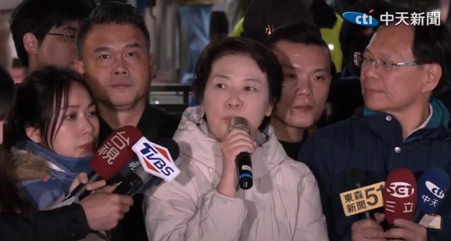 民眾党立委黄珊珊。（取自中天新闻）