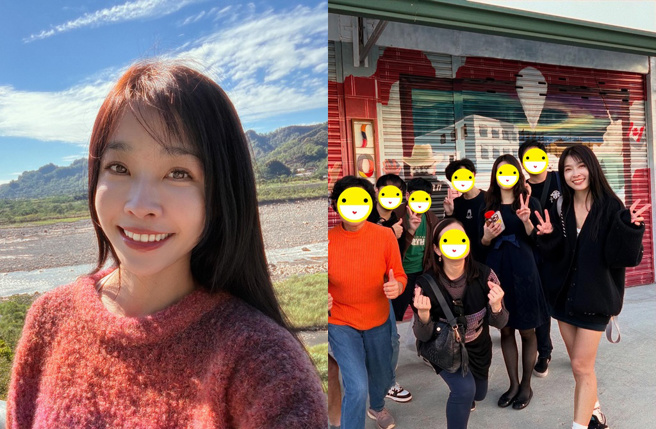小娴跟着师长、同学一起到高雄旅游。（图／翻摄自小娴 （黄瑜娴）脸书）