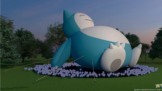 2025年台湾灯会在桃园，此次灯会以「光聚千塘串桃园」为主题，将从2月7日试营运到2月23日为止。其中位于青塘园的「光临千塘国」将地景与艺术结合。将宝可梦搬进会场，还有全台最大，高度10米的「卡比兽」。（桃园市政府提供）