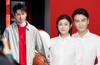 陳妍希快來看！陳曉打籃球被拍 超狂神射手帥爆