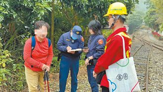擅闖阿里山鐵道 3遊客挨罰