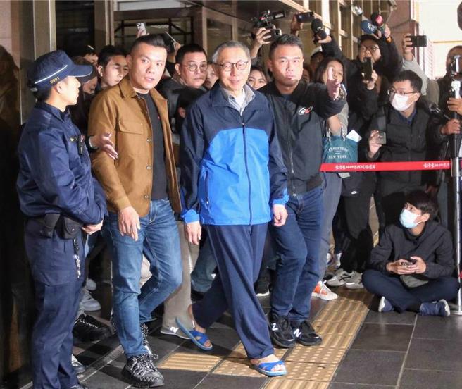 柯文哲27日交保。（本报资料照片）