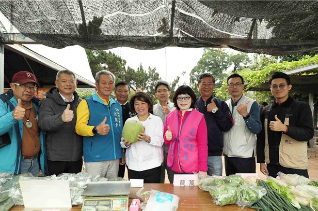 「長竹市民農園」每周六上午開園，周周連續不間斷提供友善耕作的新鮮蔬菜與通過有機認證的健康農產品供消費者選購。(嘉義市政府提供／呂妍庭嘉義傳真)