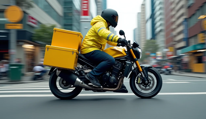 李男在短短2年間以配送途中摔傷為由，捏造多達18起意外事故。（示意圖、與本案無關／AI生成）