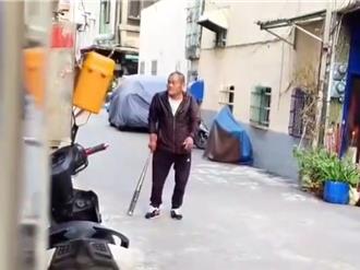 疑與宮廟爆糾紛持球棒叫囂　警獲報趕抵！阿伯秒改口：助行器