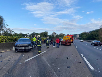 國三北上土城段 連環追撞車禍！一度回堵3公里