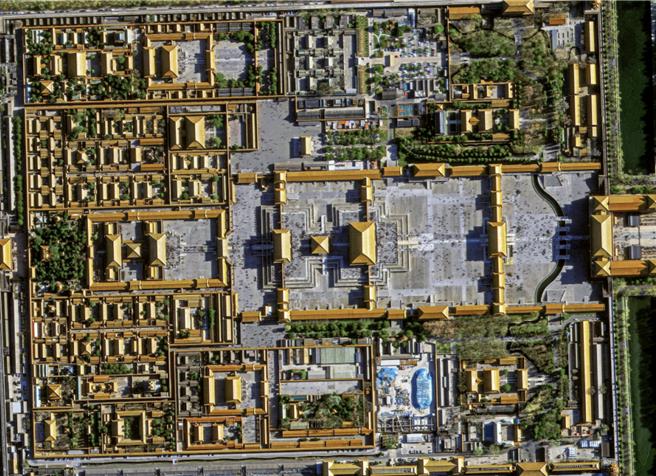 「吉林一号」甚高分辨率光学遥感卫星拍摄北京故宫。（图：吉林一号）