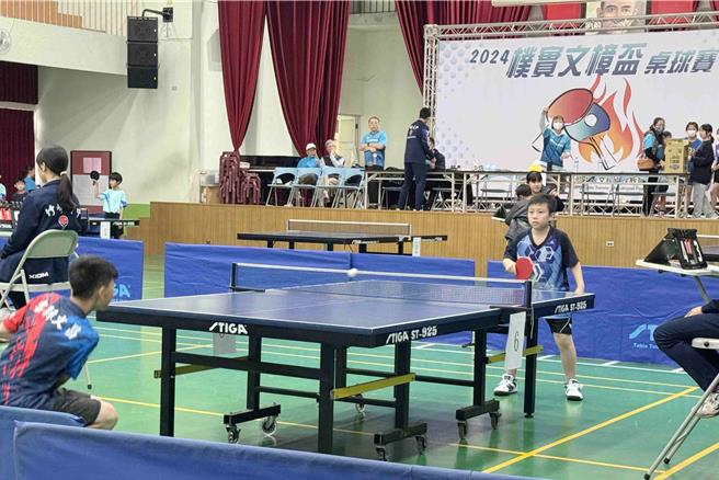 嘉义县朴实文樟桌球教育基金会第3届「朴实文樟杯桌球赛」28日、29日周末登场。（竹崎高中提供／吕妍庭嘉义传真）
