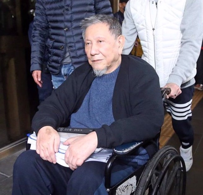 沈庆京（前）。（中时资料照片，赵双杰摄）