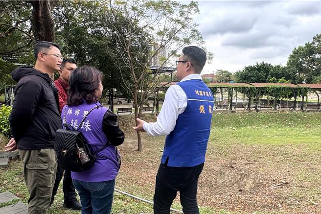 桃园市芦竹区光明河滨公园多年来作为滞洪池使用，民眾认为可以加强活化空间，芦竹区公所预计于明年向市府提出申请并施工。（姜霏摄）