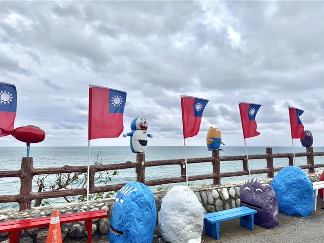 花蓮縣豐濱鄉景點「親不知子海上古道」鄰近東海岸，鄉公所1月1日將免費開放園區未因地震受損的區域，讓民眾迎接元旦日出。（豐濱鄉公所提供／羅亦晽花蓮傳真）