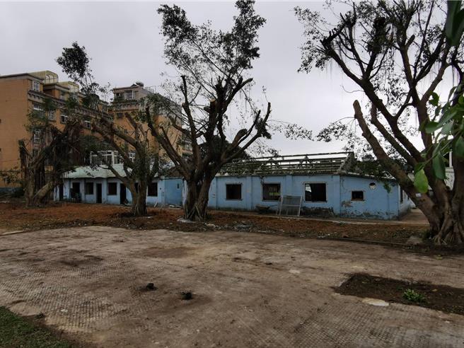 桃園市大溪仁善國小校舍拆除重建今動土，預計2027年完工。(呂筱蟬攝)