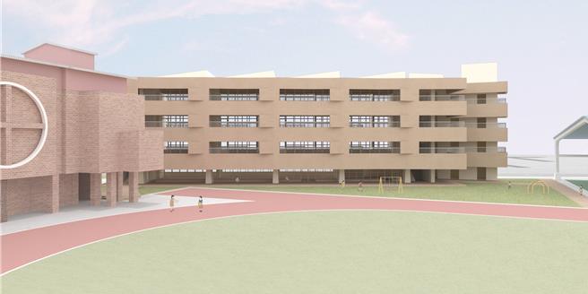 桃園市大溪仁善國小校舍拆除重建今動土，預計2027年完工。(教育局提供／呂筱蟬桃園傳真)