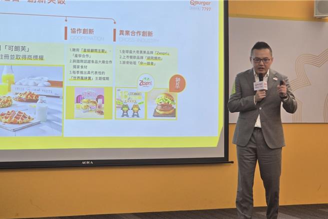 Q Burger创办人暨董事长兼总经理郑瑞宾。（黄琮渊摄）