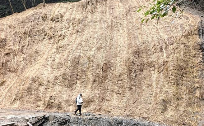 桃园市復兴区拉拉山国家森林游乐区，因今年11月康芮颱风侵袭导致边坡土石崩塌无法通行，游客数锐减让当地商圈及民宿等业者嘆生意受影响。林业保育署新竹分署说，农历年前将先修復便桥，春节期间届时可全区对外开放。（苏佐玺提供／吕筱蝉桃园传真）