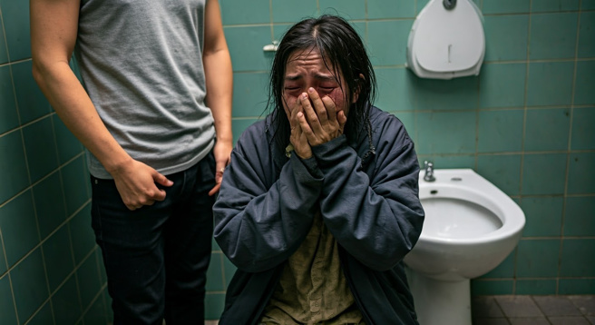 北车一名女街友被一名男街友骗到公园厕所性侵。（示意图、与本案无关／AI生成）