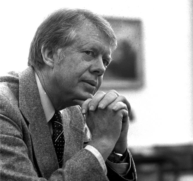 美国前总统卡特于1977年至1981年主政，被视为美中关系正常化的重要推手。（美联社）