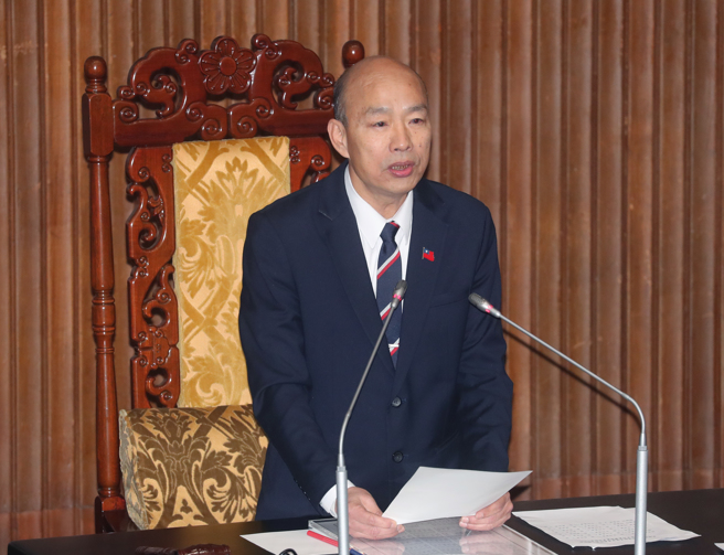 立法院长韩国瑜。（中时资料照，陈君玮摄）
