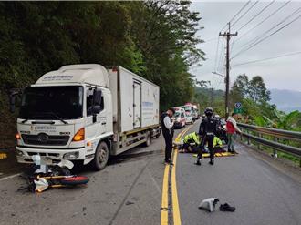 北宜一日兩撞 無照女過彎不慎撞對向大貨車