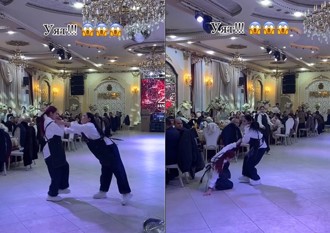 餐廳女服務員互罵起衝突　推人、摔鐵盤！結局「竟是這樣」