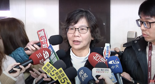 民眾党前立委蔡壁如。（取自中时新闻网直播）